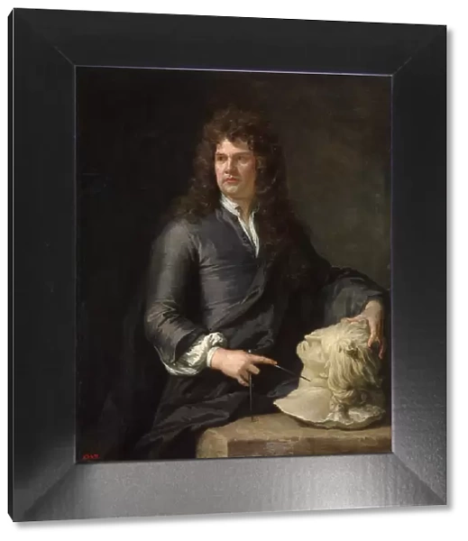 Portrait of the wood carver Grinling Gibbons, (1648-1721), before 1690