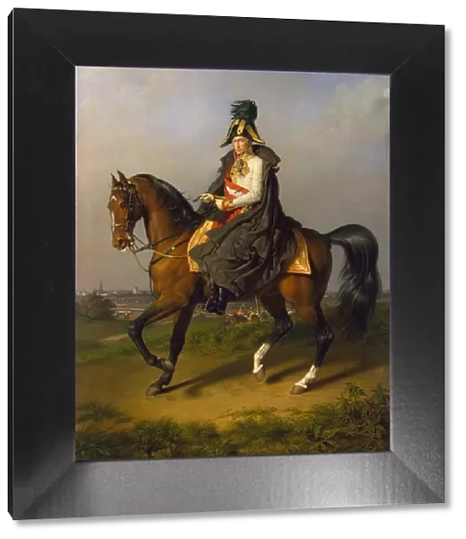 Equestrian Portrait of Holy Roman Emperor Francis II, (1768-1835), 1832