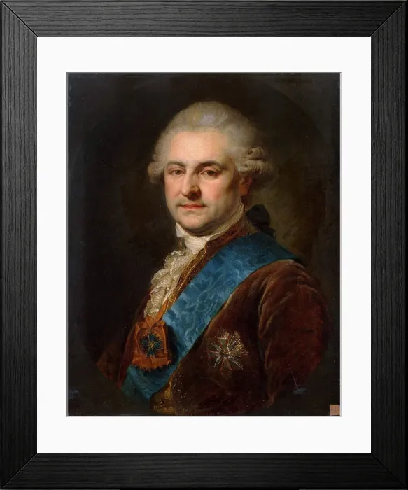 Framed Print : Portrait of Stanislaw II August Poniatowski, second half of the 18th century Framed Print : Portrait of Stanislaw II August Poniatowski, second half of the 18th century