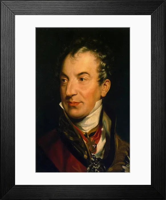 Framed Print : Portrait of Klemens Wenzel, Prince von Metternich, (1773-1859), 1814-1819 Framed Print : Portrait of Klemens Wenzel, Prince von Metternich, (1773-1859), 1814-1819