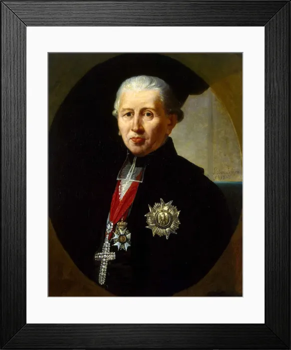 Framed Print : Portrait of Karl Theodor von Dalberg, (1744-1817), 1811 Framed Print : Portrait of Karl Theodor von Dalberg, (1744-1817), 1811