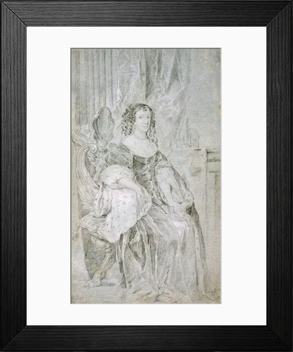 Framed Print : Portrait of Catherine of Braganza (1638-1705), 1670s Framed Print : Portrait of Catherine of Braganza (1638-1705), 1670s