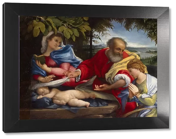 Rest on the Flight into Egypt with Saint Justina, 1529