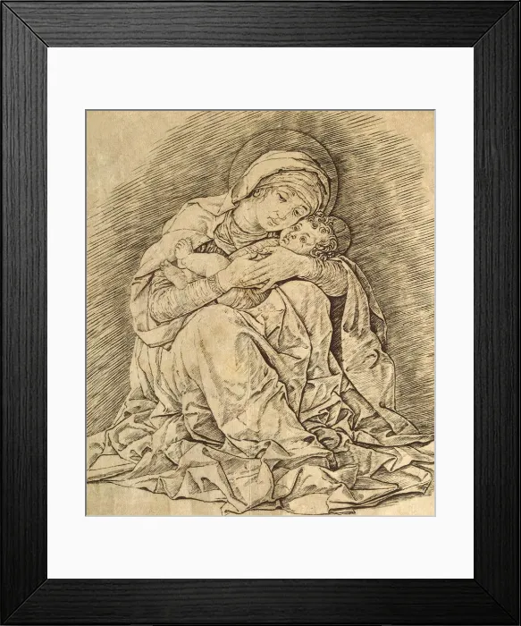 Framed Print : Virgin and child