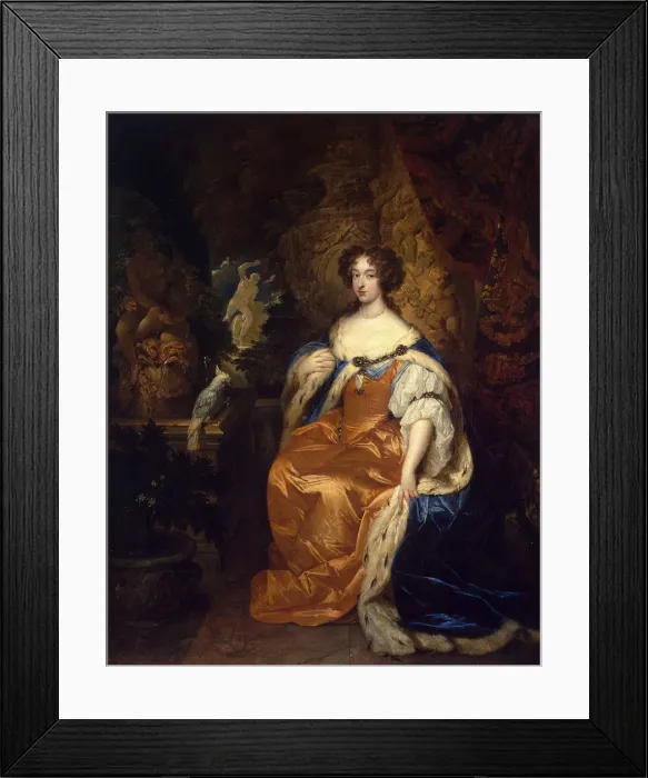 Framed Print : Portrait of Queen Mary II of England, (1662-1694), 1683 Framed Print : Portrait of Queen Mary II of England, (1662-1694), 1683