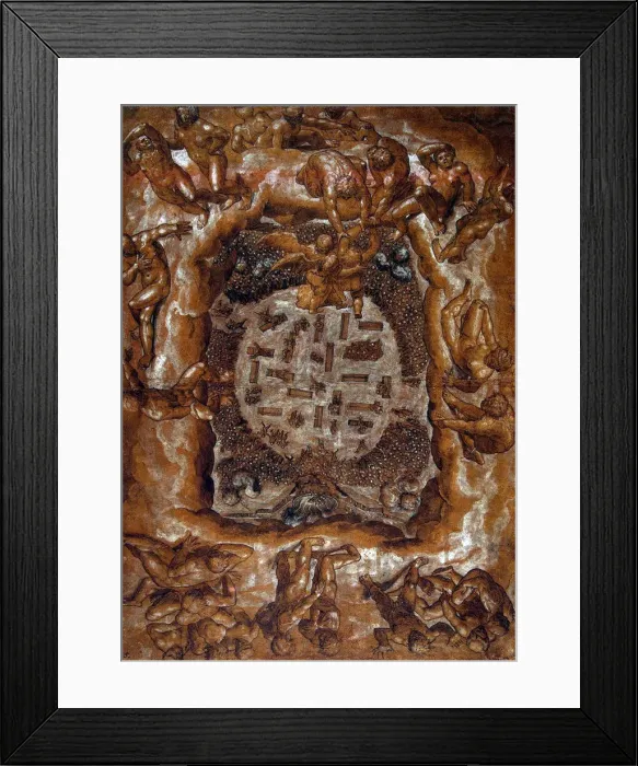 Framed Print : The Last Judgement, c1540 Framed Print : The Last Judgement, c1540