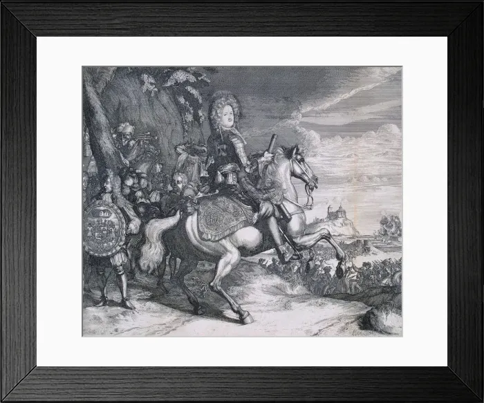 Framed Print : Equestrian Portrait of Alexander Danilovich Menshikov, c1707 Framed Print : Equestrian Portrait of Alexander Danilovich Menshikov, c1707