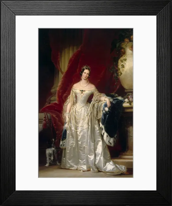Framed Print : Portrait of Empress Alexandra Fyodorovna (Charlotte of Prussia), 1840 Framed Print : Portrait of Empress Alexandra Fyodorovna (Charlotte of Prussia), 1840