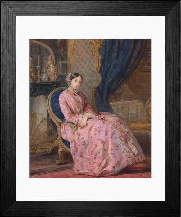 Framed Print : Portrait of Grand Duchess Maria Nikolaevna of Russia, middle of the 19th century Framed Print : Portrait of Grand Duchess Maria Nikolaevna of Russia, middle of the 19th century