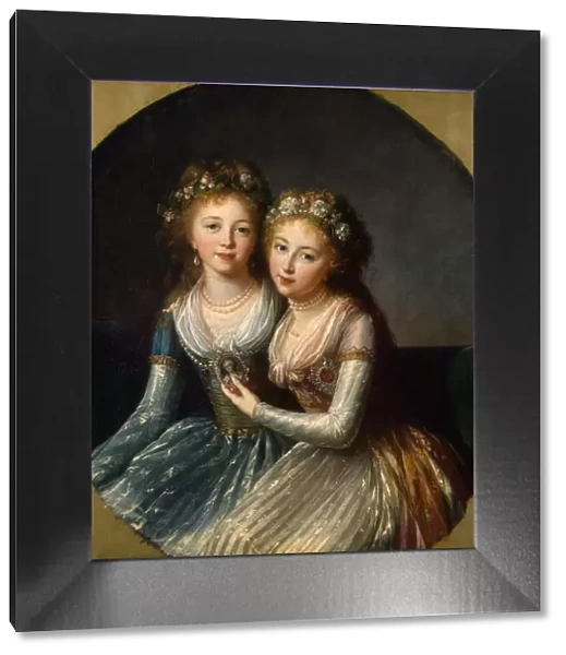 Portrait of the Daughters of Emperor Paul I, 1796