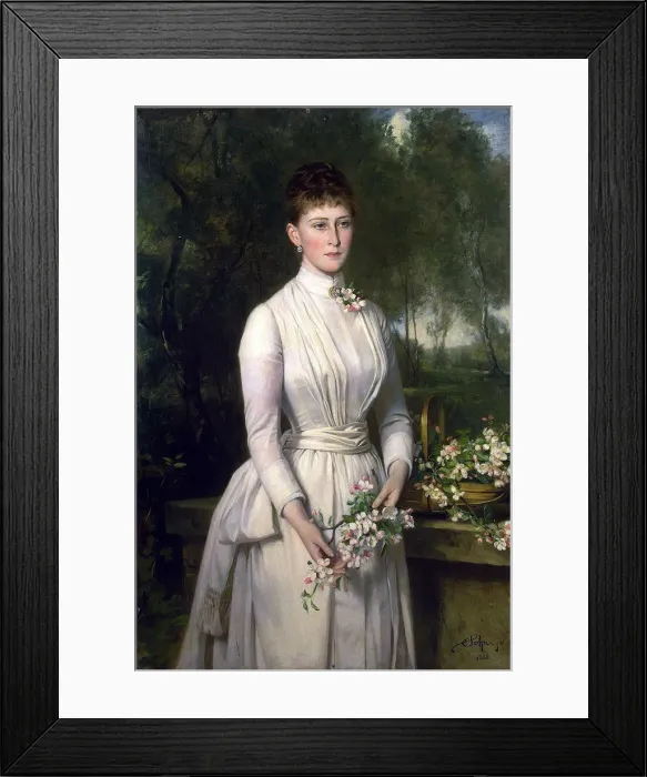 Framed Print : Portrait of Grand Duchess Elizaveta Fyodorovna, (1864?1918), 1885 Framed Print : Portrait of Grand Duchess Elizaveta Fyodorovna, (1864?1918), 1885