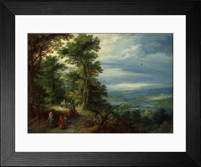 Framed Print : Edge of the Forest (The Flight into Egypt), 1610 Framed Print : Edge of the Forest (The Flight into Egypt), 1610
