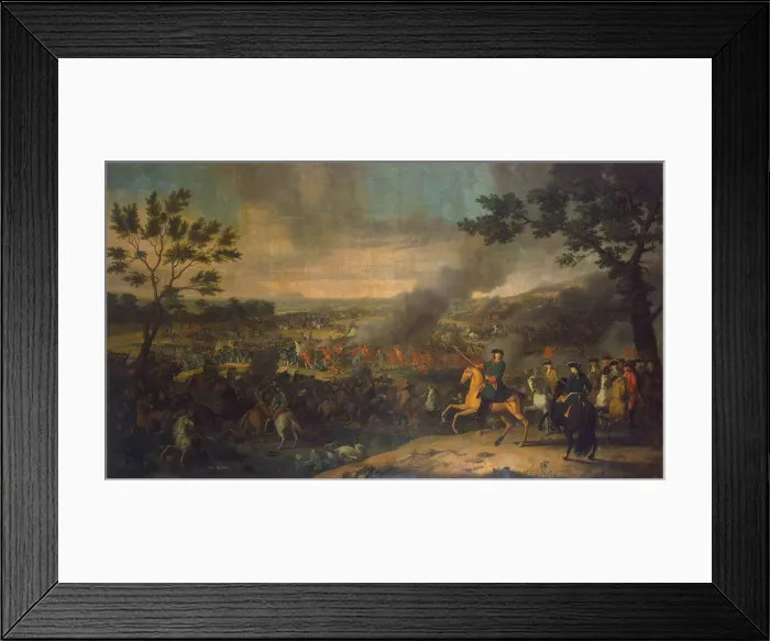 Framed Print : The Battle of Poltava on 27th June 1709, 1717-1718 Framed Print : The Battle of Poltava on 27th June 1709, 1717-1718