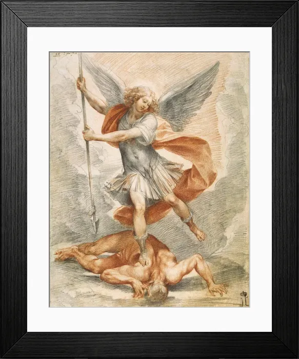 Framed Print : Saint Michael the Archangel, c1629-1630 Framed Print : Saint Michael the Archangel, c1629-1630