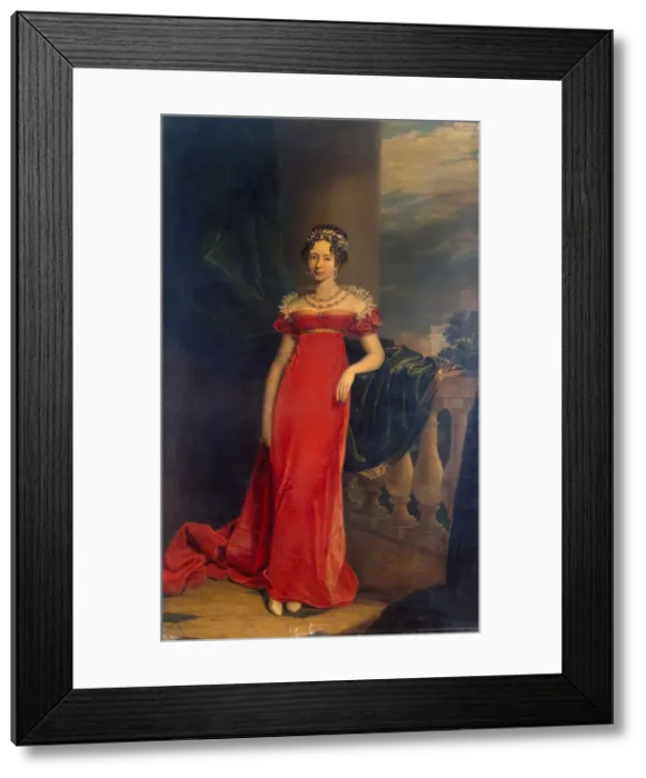 Framed Print : Portrait of Grand Duchess Maria Pavlovna of Russia, (1786?1859), 1822 Framed Print : Portrait of Grand Duchess Maria Pavlovna of Russia, (1786?1859), 1822