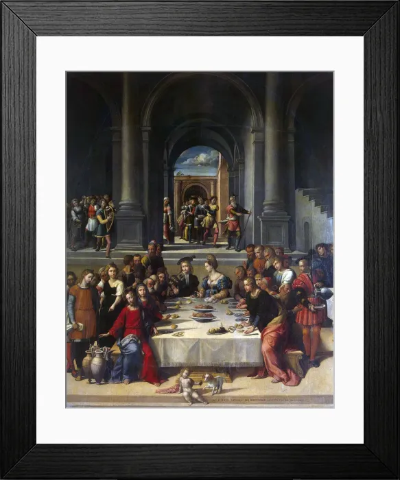 Framed Print : The Marriage at Cana, 1531 Framed Print : The Marriage at Cana, 1531