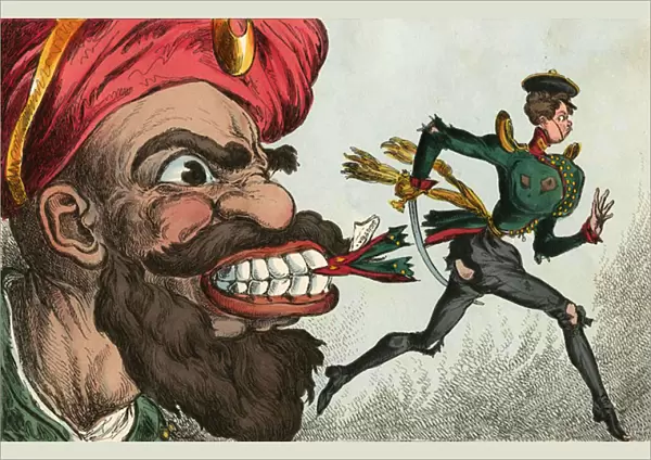 The beginning of the Crimean war by eyes of the West European caricaturist, 1850s