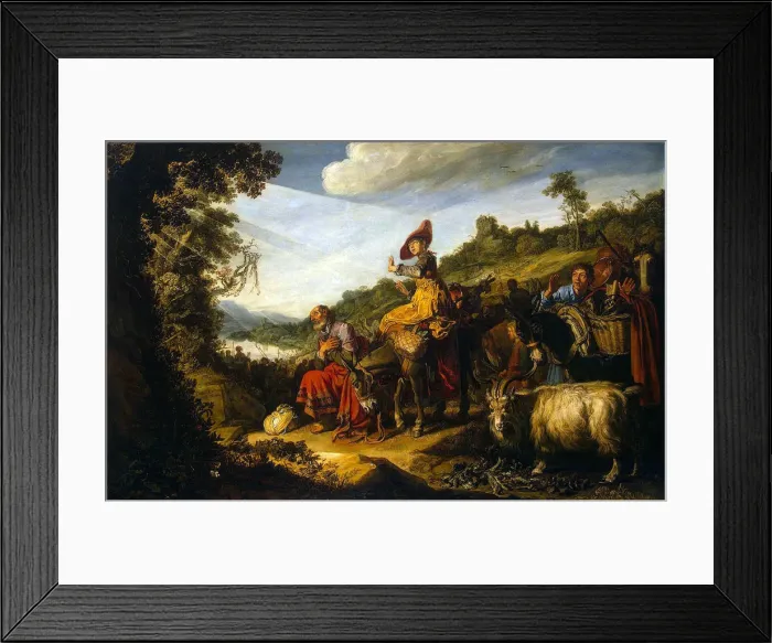 Framed Print : Abraham on the Road to Canaan, 1614 Framed Print : Abraham on the Road to Canaan, 1614