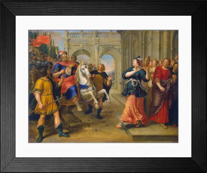 Framed Print : Jephthas Daughter, 1640-1650 Framed Print : Jephthas Daughter, 1640-1650