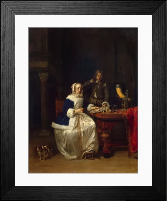 Framed Print : Breakfast, c1660 Framed Print : Breakfast, c1660