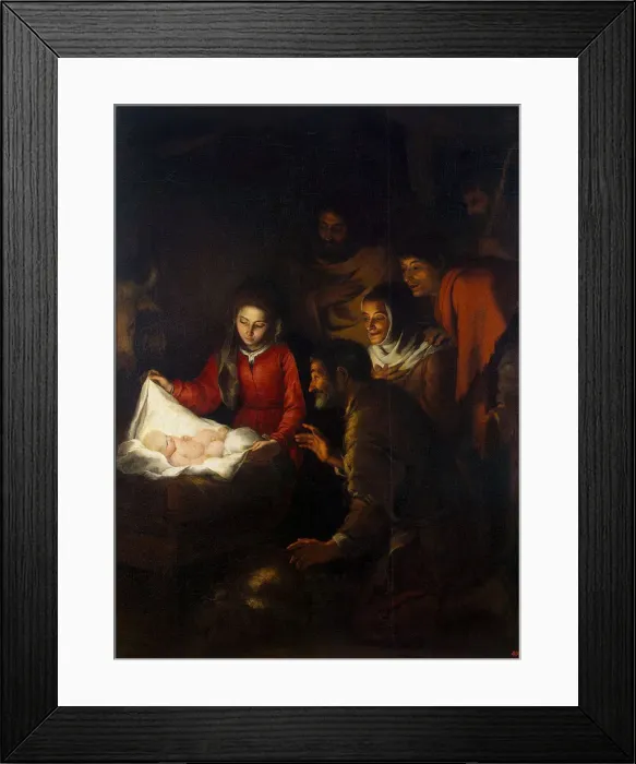 Framed Print : The Adoration of the Shepherds, c1650 Framed Print : The Adoration of the Shepherds, c1650