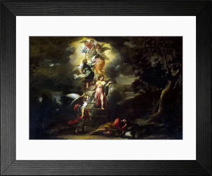Framed Print : Jacobs Dream, c1665 Framed Print : Jacobs Dream, c1665