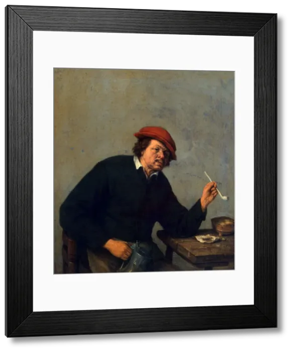 Framed Print : Smoker, c1655