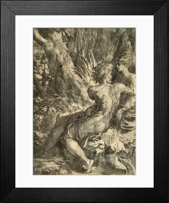 Framed Print : Lovers, c1527 Framed Print : Lovers, c1527