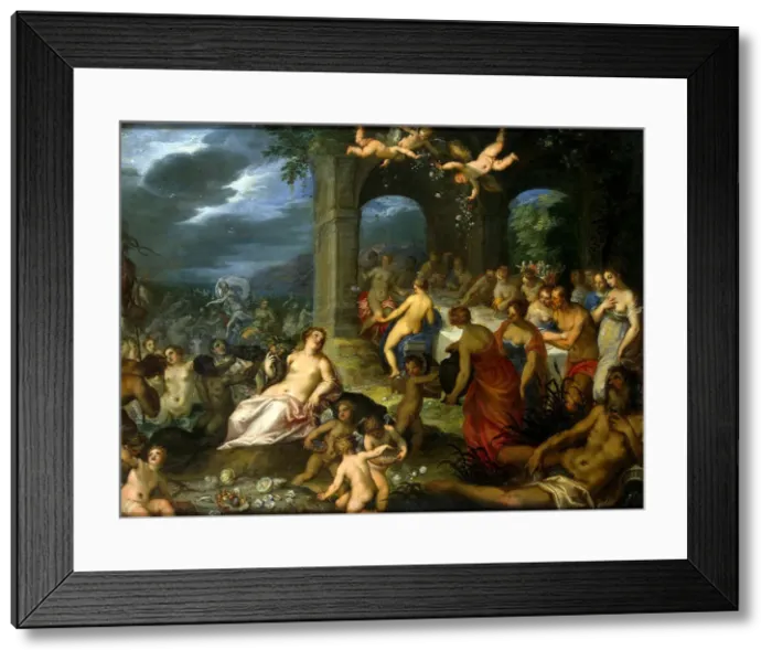 Framed Print : Feast of the Gods, 1600 Framed Print : Feast of the Gods, 1600