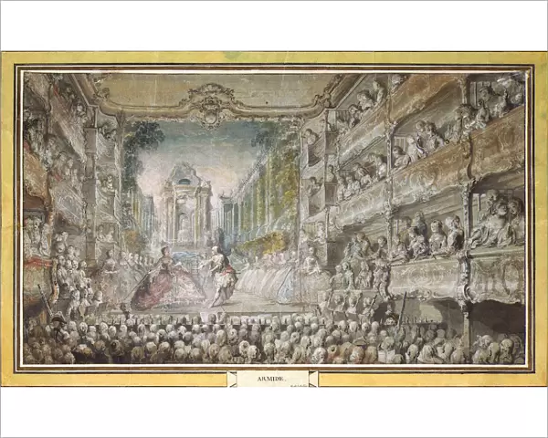 The Performance of Armida in the Old Auditorium of the Opera House, after 1761