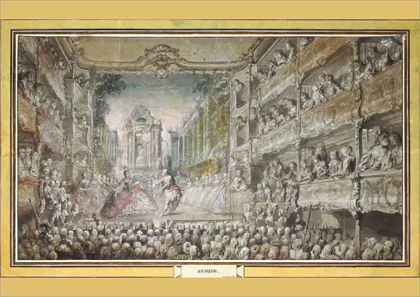 The Performance of Armida in the Old Auditorium of the Opera House, after 1761