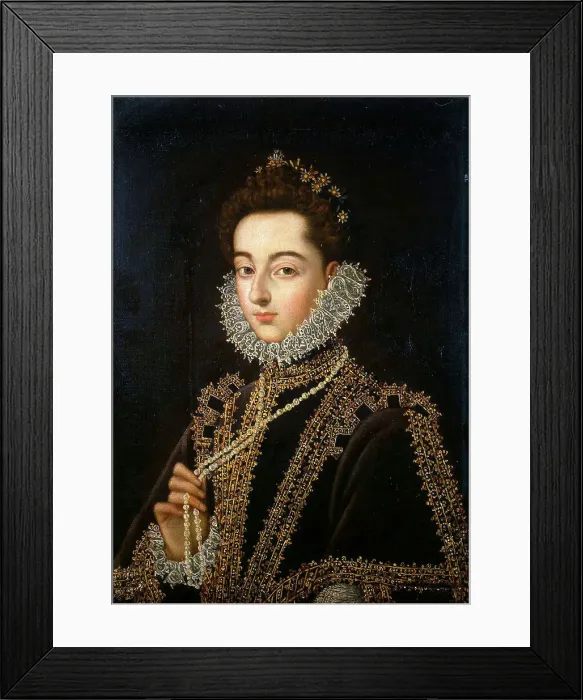 Framed Print : Portrait of the Infanta Catherine Michelle of Spain, (1567-1597), 1582-1585 Framed Print : Portrait of the Infanta Catherine Michelle of Spain, (1567-1597), 1582-1585