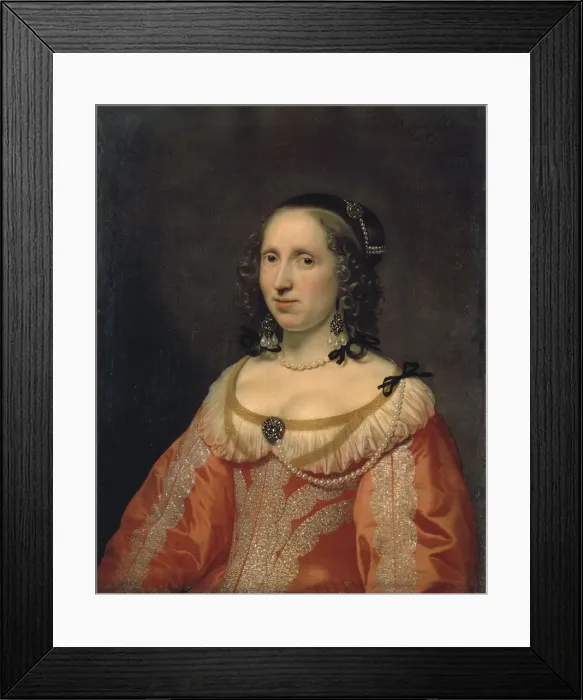 Framed Print : Portrait of a woman, 1649 Framed Print : Portrait of a woman, 1649