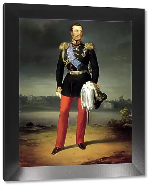Portrait of Emperor Alexander II, (1818-1881), 1856