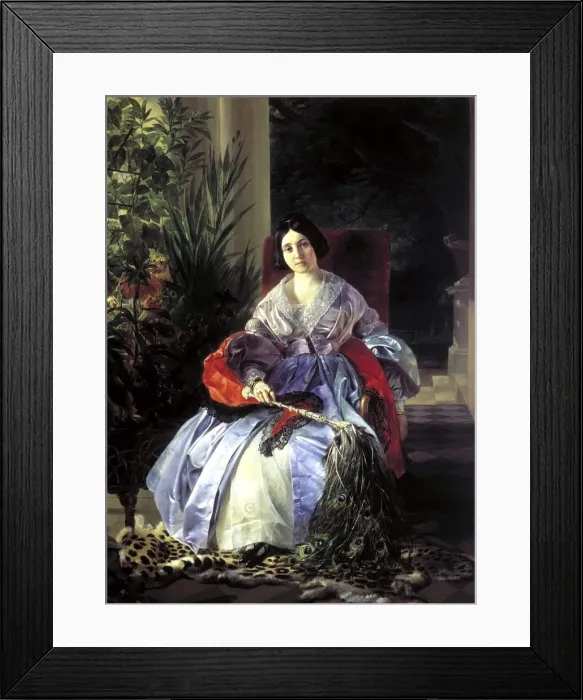 Framed Print : Portrait of Princess Elizaveta Pavlovna Saltykova, 1841 Framed Print : Portrait of Princess Elizaveta Pavlovna Saltykova, 1841