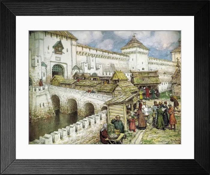 Framed Print : Bookshops on the Christ the Saviour Bridge, 1916 Framed Print : Bookshops on the Christ the Saviour Bridge, 1916