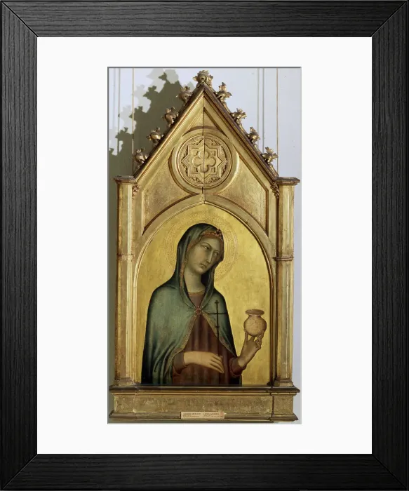 Framed Print : Mary Magdalene, 1320s. Artist: Simone Martini Framed Print : Mary Magdalene, 1320s. Artist: Simone Martini