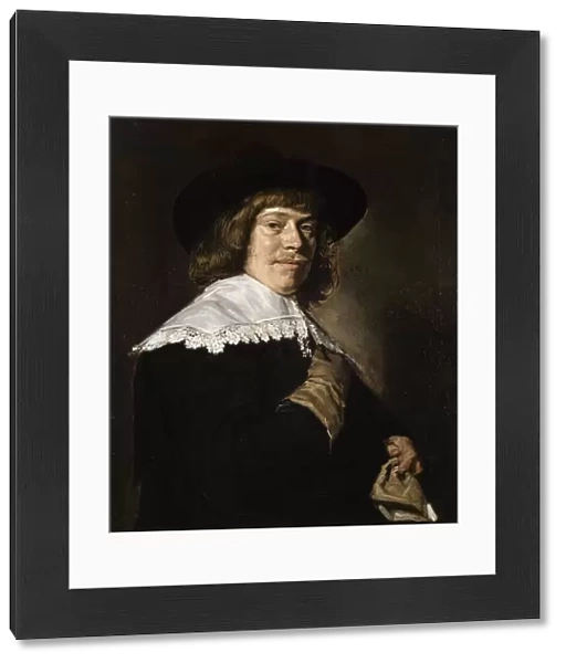 Portrait of a Young Man Holding a Glove, c1650. Artist: Frans Hals
