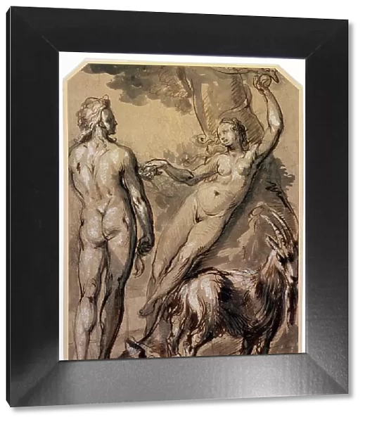Adam and Eve. The Fall, late 1590s. Artist: Gerrit Pietersz