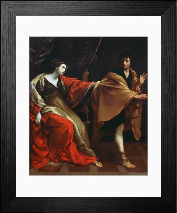Framed Print : Joseph and Potiphars Wife, c1626. Artist: Guido Reni Framed Print : Joseph and Potiphars Wife, c1626. Artist: Guido Reni