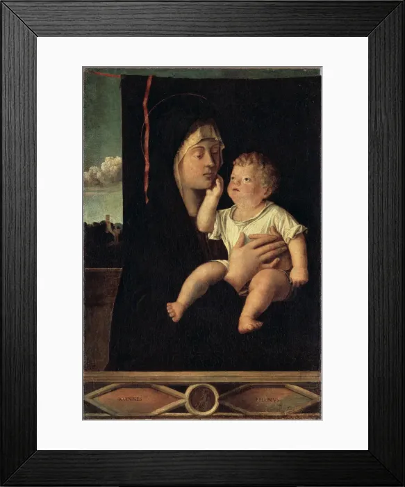 Framed Print : Virgin and Child, 15th or early 16th century. Artist: Giovanni Bellini Framed Print : Virgin and Child, 15th or early 16th century. Artist: Giovanni Bellini