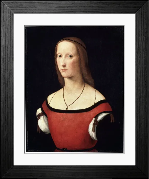 Framed Print : Female portrait, c1500-c1506. Artist: Lorenzo Costa Framed Print : Female portrait, c1500-c1506. Artist: Lorenzo Costa