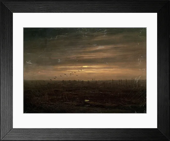 Framed Print : Fishing Nets, late 18th or 19th century. Artist: Caspar David Friedrich Framed Print : Fishing Nets, late 18th or 19th century. Artist: Caspar David Friedrich