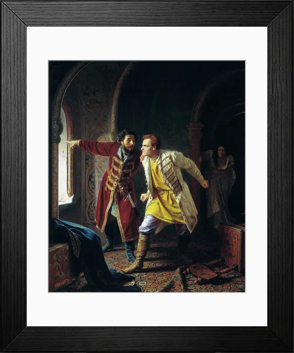 Framed Print : Last Minutes of False Dmitriy I, 1879. Artist: Karl Gottlieb Wenig Framed Print : Last Minutes of False Dmitriy I, 1879. Artist: Karl Gottlieb Wenig