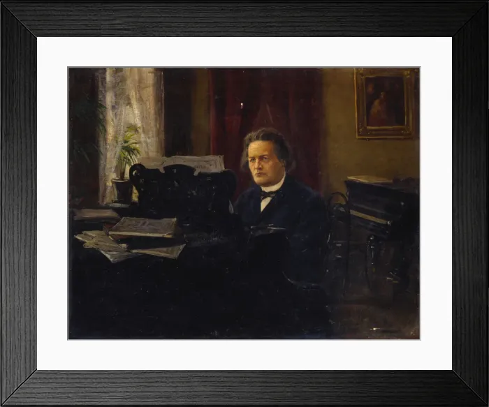 Framed Print : Portrait of the composer Anton Rubinstein, late 19th century(?). Artist: Mikhail Yarovoy Framed Print : Portrait of the composer Anton Rubinstein, late 19th century(?). Artist: Mikhail Yarovoy