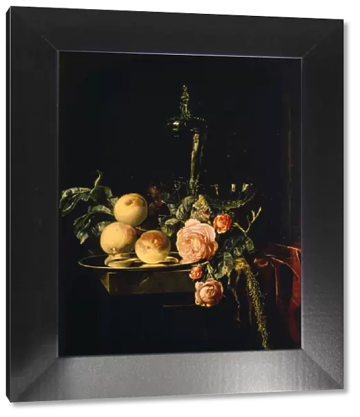 Roses and Peaches, 1659. Artist: Willem van Aelst