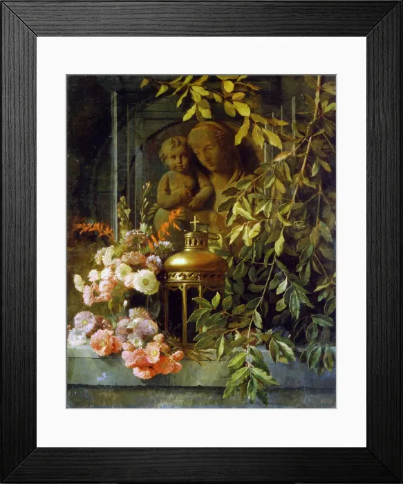 Framed Print : Still Life, early 19th century. Artist: French Master Framed Print : Still Life, early 19th century. Artist: French Master