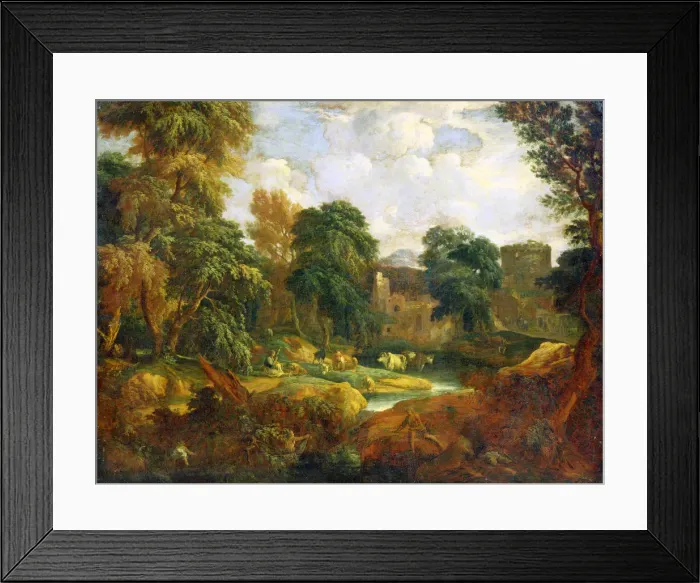 Framed Print : Flanders Landscape, 17th or early 18th century. Artist: Cornelis Huysmans Framed Print : Flanders Landscape, 17th or early 18th century. Artist: Cornelis Huysmans