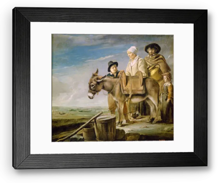 Framed Print : The Milkmaids Family, 1641. Artist: Louis Le Nain Framed Print : The Milkmaids Family, 1641. Artist: Louis Le Nain