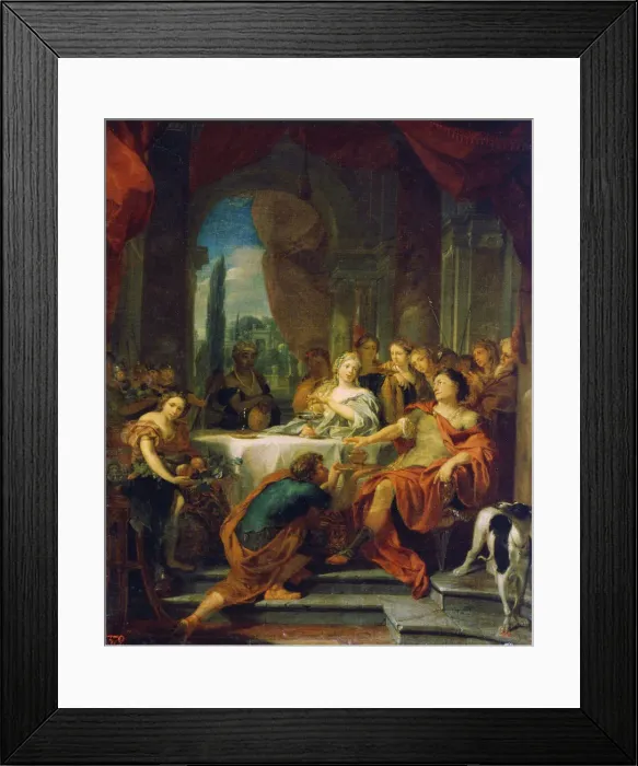 Framed Print : Antony and Cleopatra, 17th or early 18th century. Artist: Gerard de Lairesse Framed Print : Antony and Cleopatra, 17th or early 18th century. Artist: Gerard de Lairesse